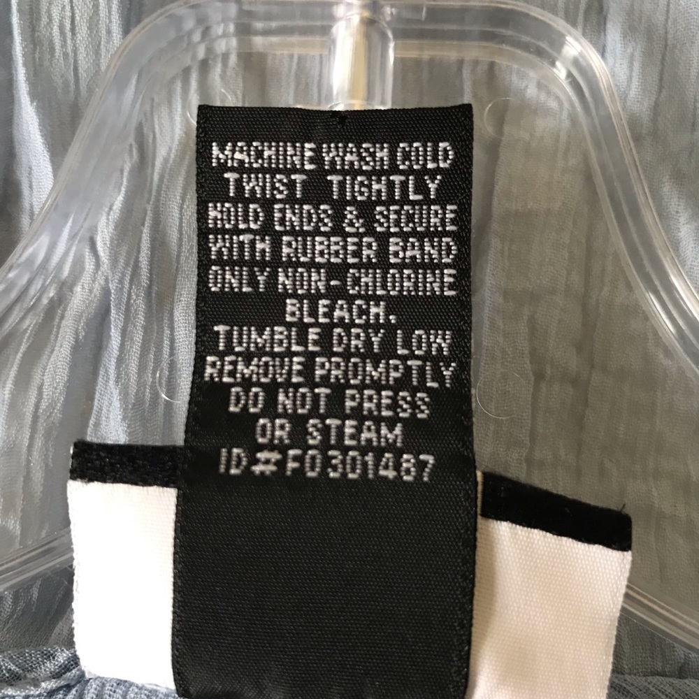 ♥️sold♥️Sky Blue Crinkled Ruffle Dress Up - Picture 5 of 9